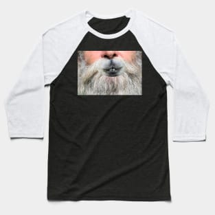 Funny Hairy Fur Face Baseball T-Shirt